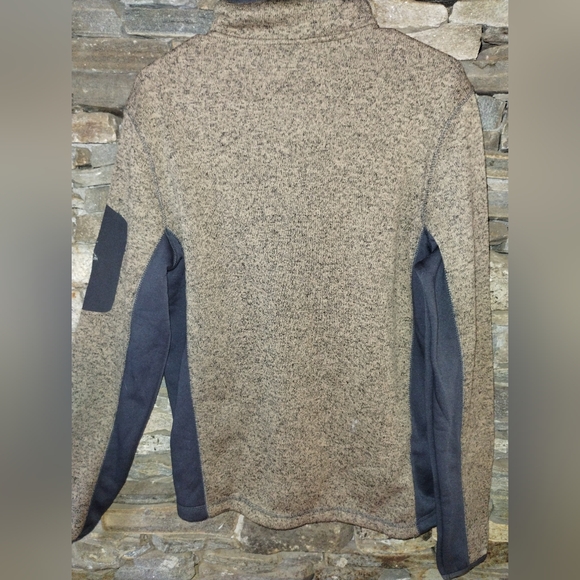 ZeroXposur NWT mens pullover size medium, long sleeve, tan and black - Picture 5 of 5